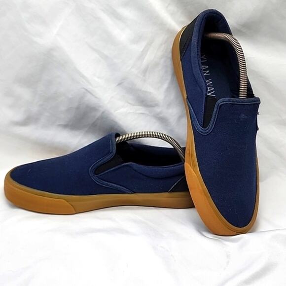 HUF DYLAN WAVE STYLE SCOTT SKATEBOARDING SNEAKERS CANVAS GUM SOLES BLUE IN GUC main image 14